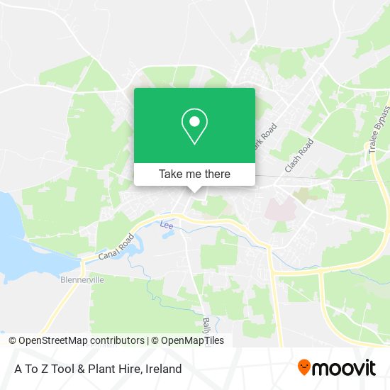 A To Z Tool & Plant Hire map