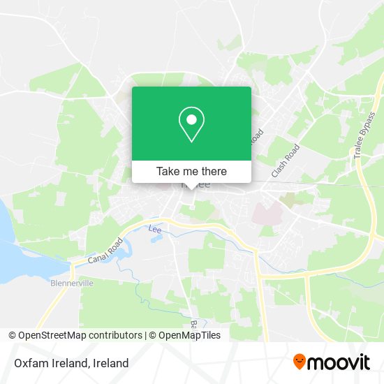 Oxfam Ireland map