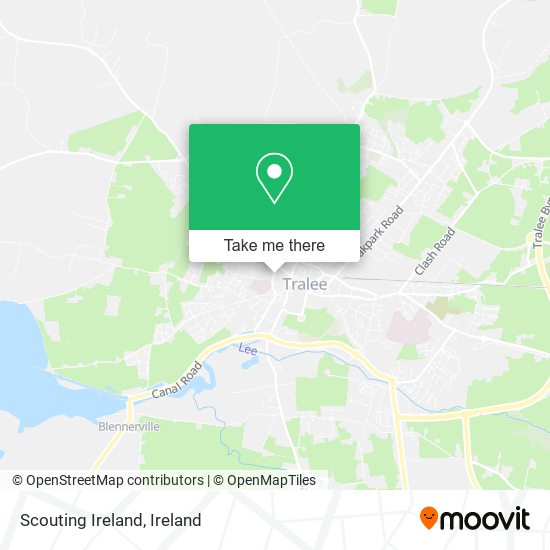 Scouting Ireland map