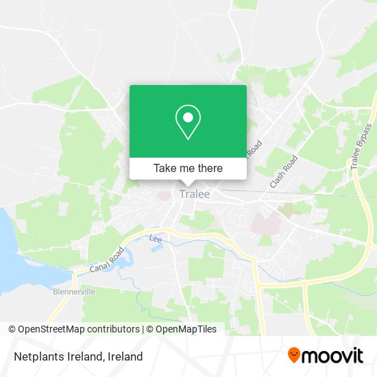 Netplants Ireland map