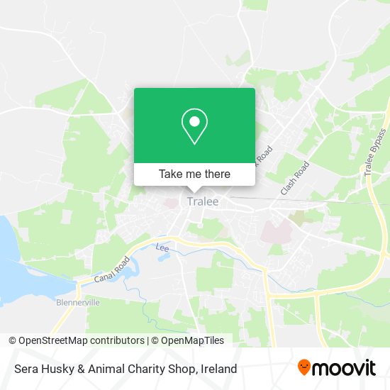 Sera Husky & Animal Charity Shop map