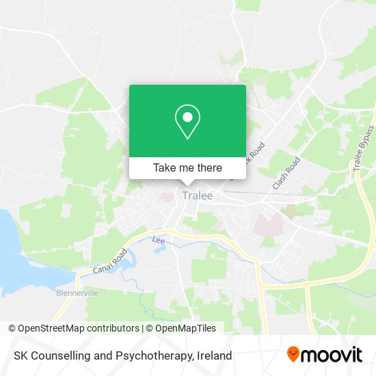 SK Counselling and Psychotherapy map