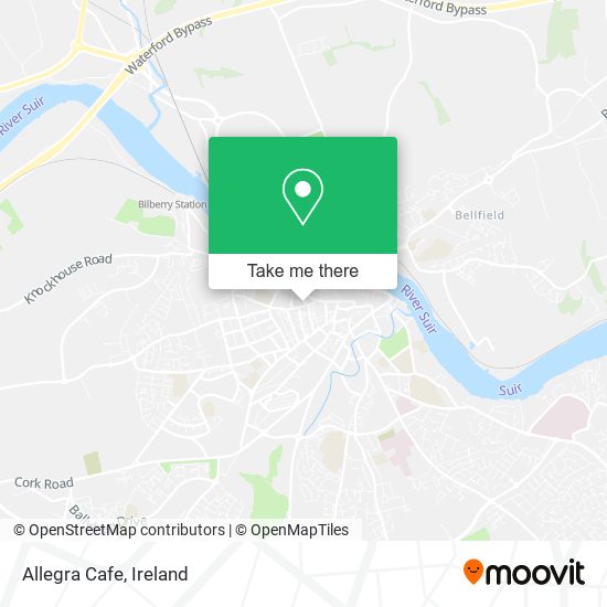 Allegra Cafe map
