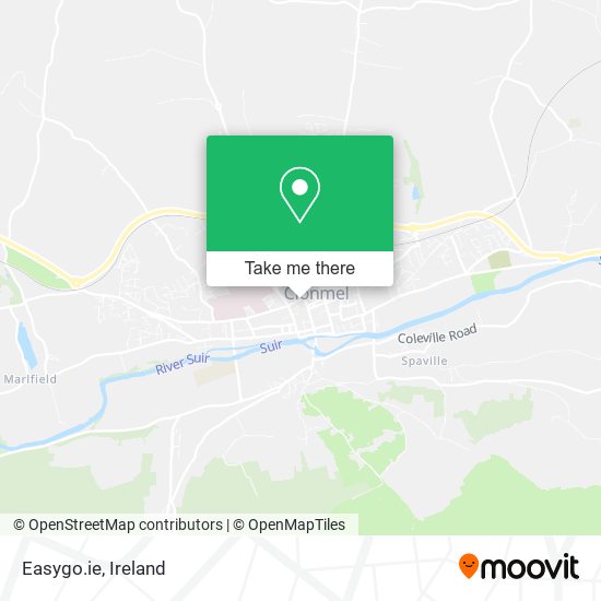 Easygo.ie map