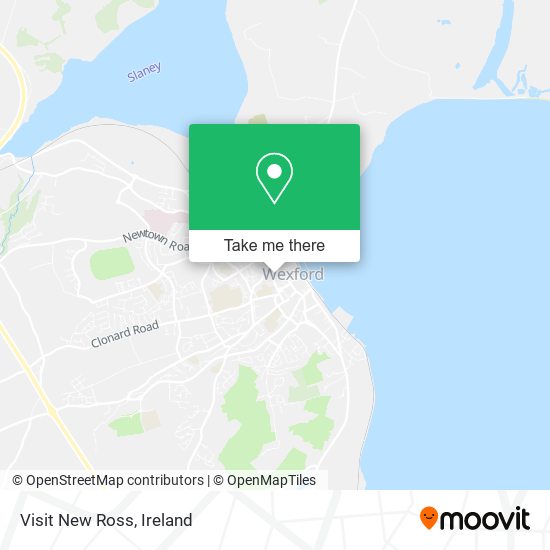 Visit New Ross map