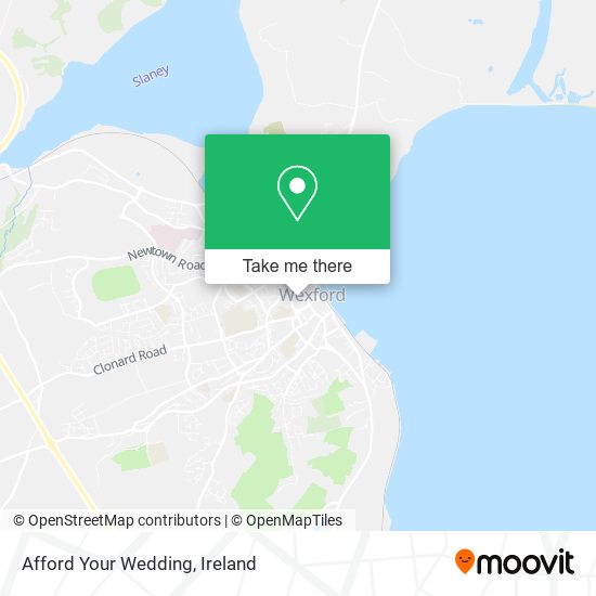 Afford Your Wedding map