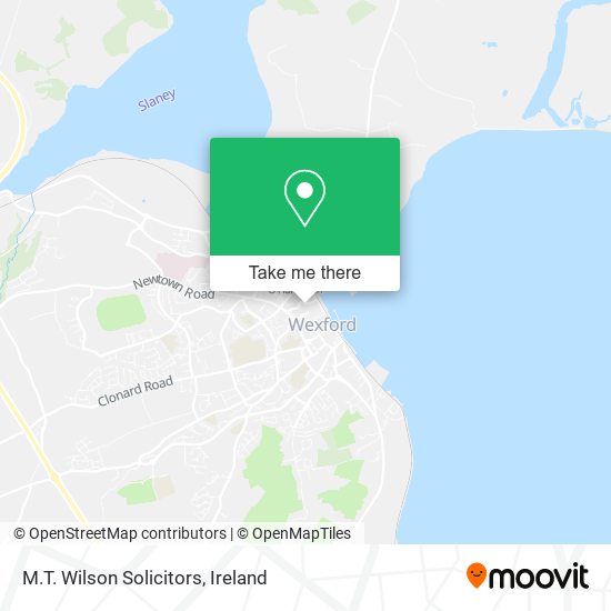 M.T. Wilson Solicitors map
