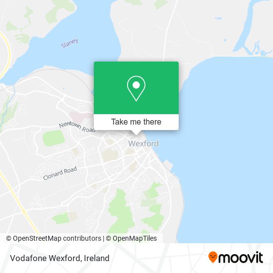 Vodafone Wexford map