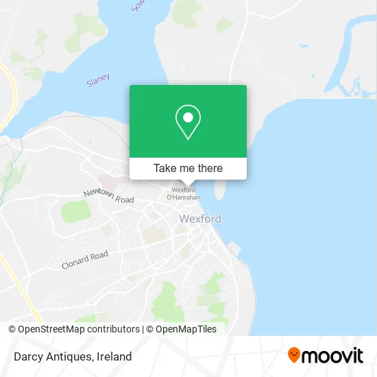 Darcy Antiques map