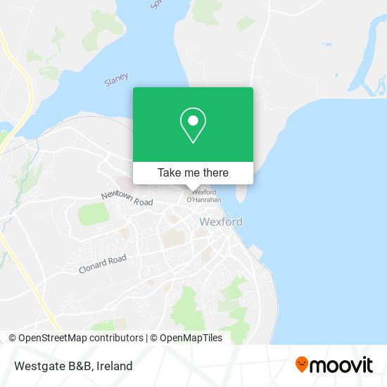 Westgate B&B map