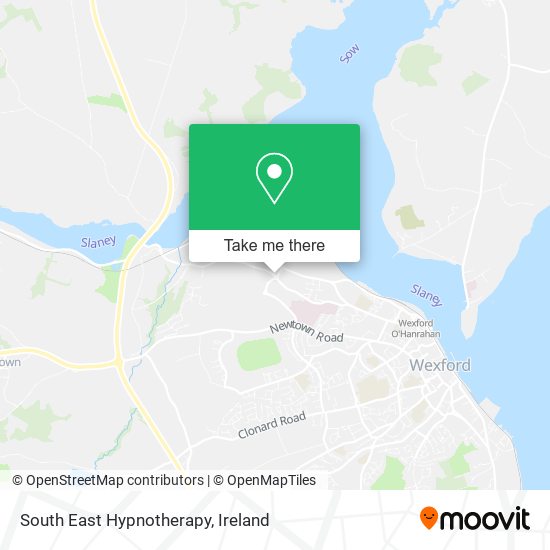 South East Hypnotherapy map