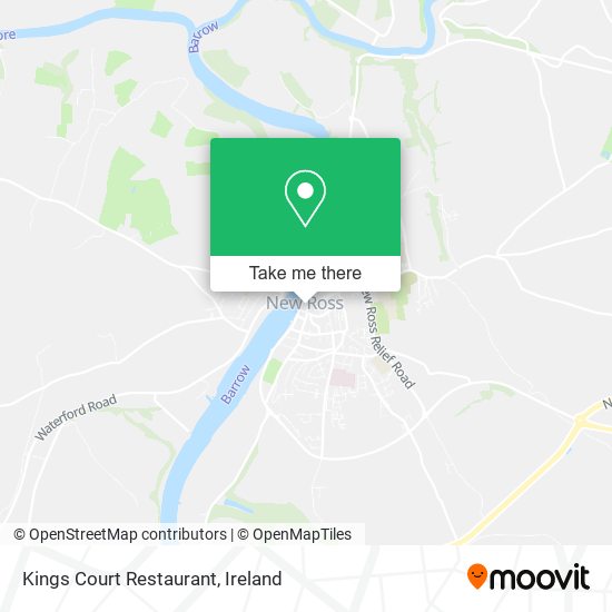 Kings Court Restaurant map