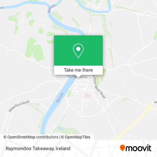 Raymondos Takeaway map