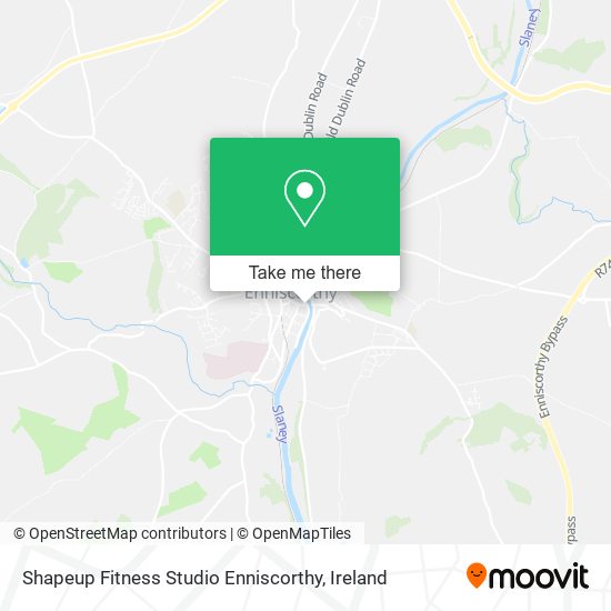 Shapeup Fitness Studio Enniscorthy map