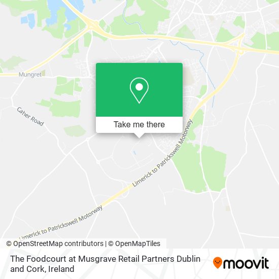 The Foodcourt at Musgrave Retail Partners Dublin and Cork map