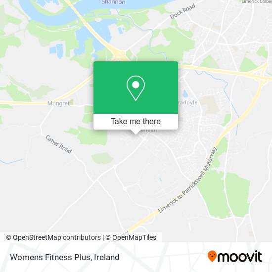 Womens Fitness Plus map