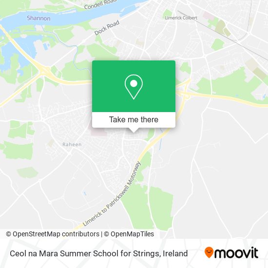 Ceol na Mara Summer School for Strings map