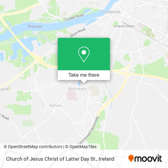 Church of Jesus Christ of Latter Day St. map