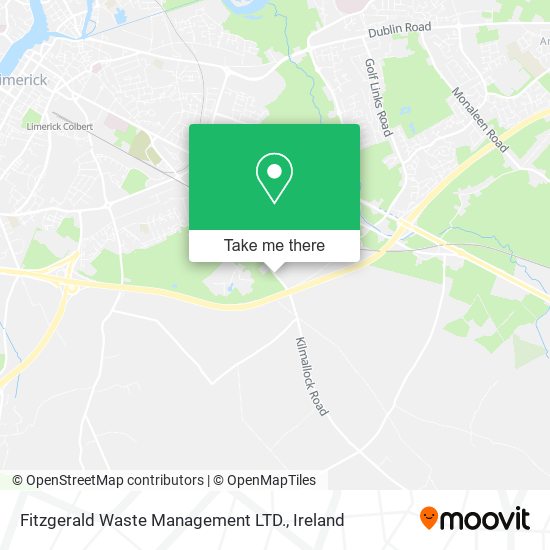 Fitzgerald Waste Management LTD. map