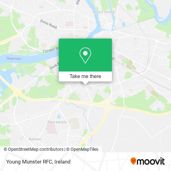 Young Munster RFC map