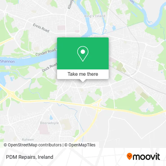 PDM Repairs map