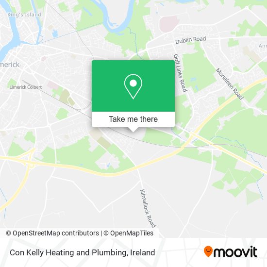 Con Kelly Heating and Plumbing map