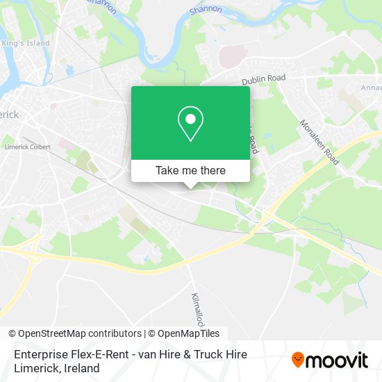 Enterprise Flex-E-Rent - van Hire & Truck Hire Limerick map