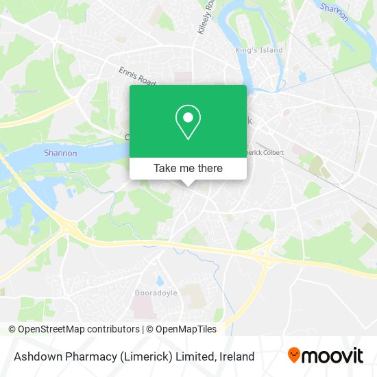 Ashdown Pharmacy (Limerick) Limited map