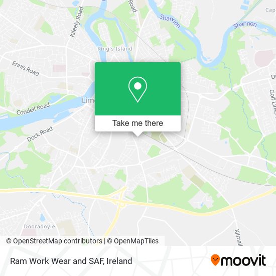 Ram Work Wear and SAF map