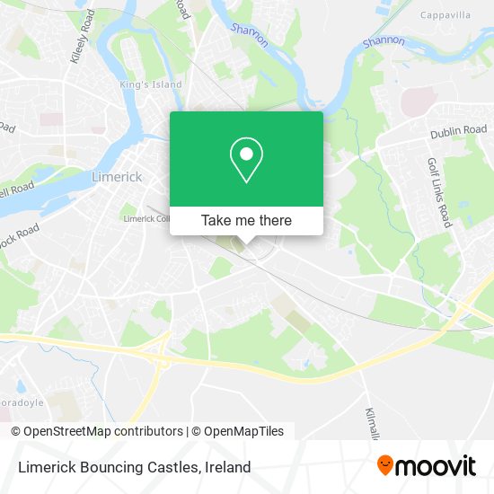 Limerick Bouncing Castles map