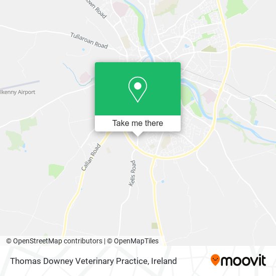 Thomas Downey Veterinary Practice map