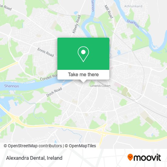 Alexandra Dental map