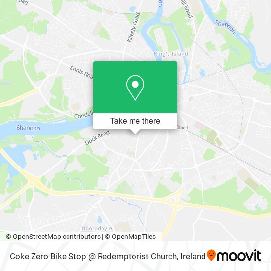 Coke Zero Bike Stop @ Redemptorist Church plan