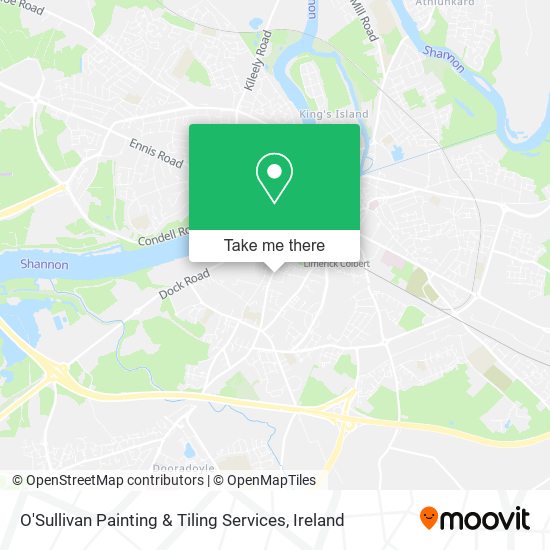 O'Sullivan Painting & Tiling Services map