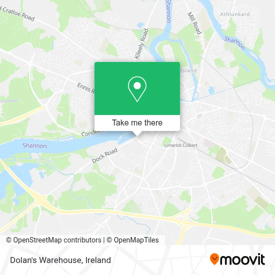 Dolan's Warehouse map