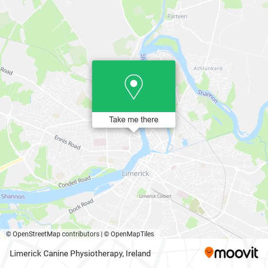 Limerick Canine Physiotherapy map