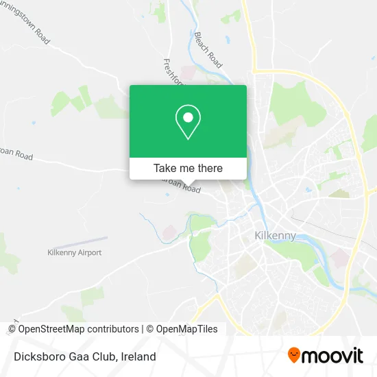 Dicksboro Gaa Club map