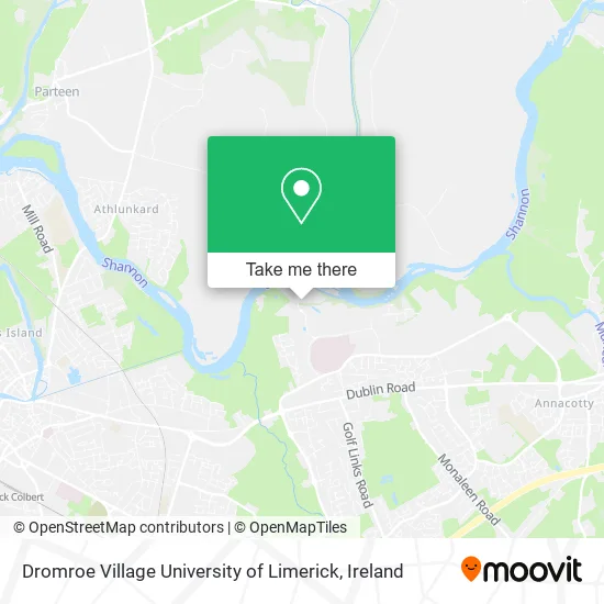 Dromroe Village University of Limerick map