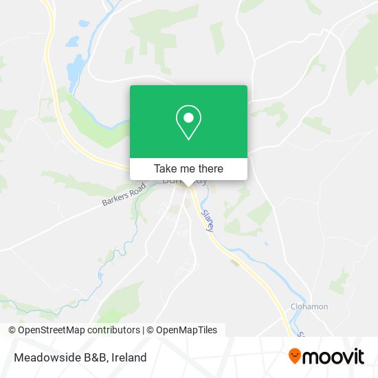 Meadowside B&B map