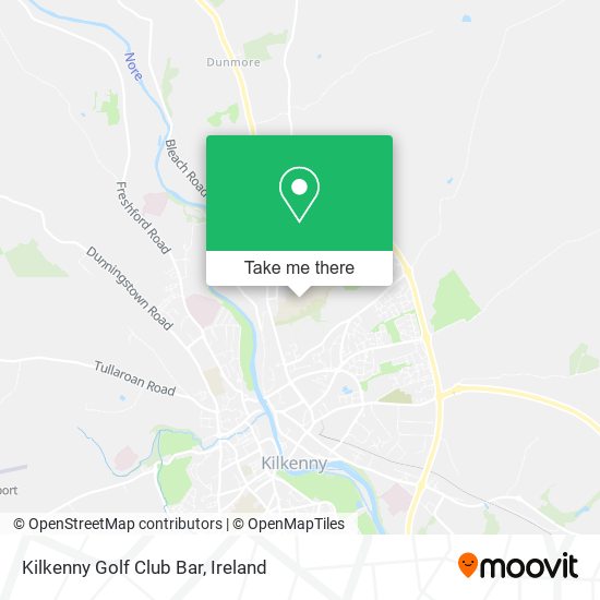 Kilkenny Golf Club Bar plan
