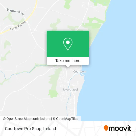 Courtown Pro Shop map