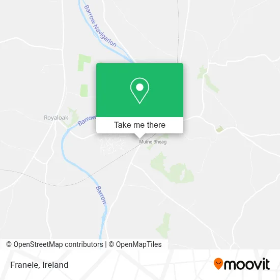 Franele map
