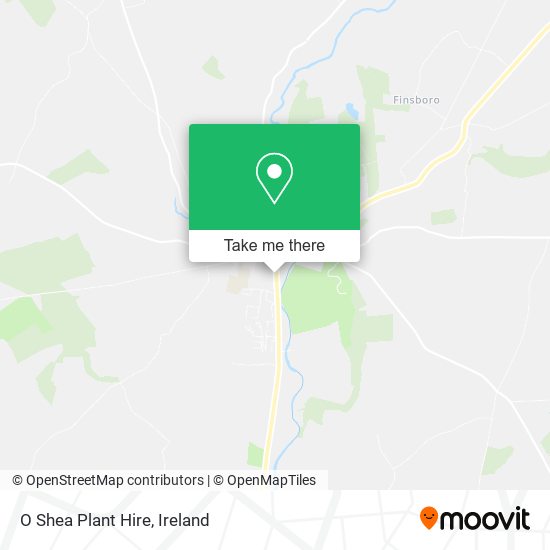 O Shea Plant Hire map