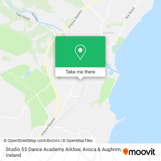 Studio 55 Dance Academy Arklow, Avoca & Aughrim map