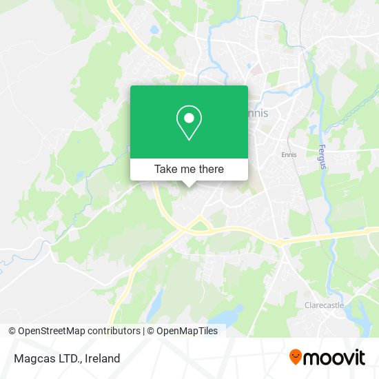 Magcas LTD. map