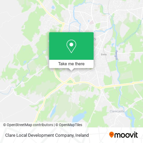 Clare Local Development Company map