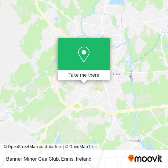 Banner Minor Gaa Club, Ennis map