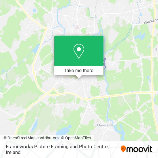 Frameworks Picture Framing and Photo Centre map