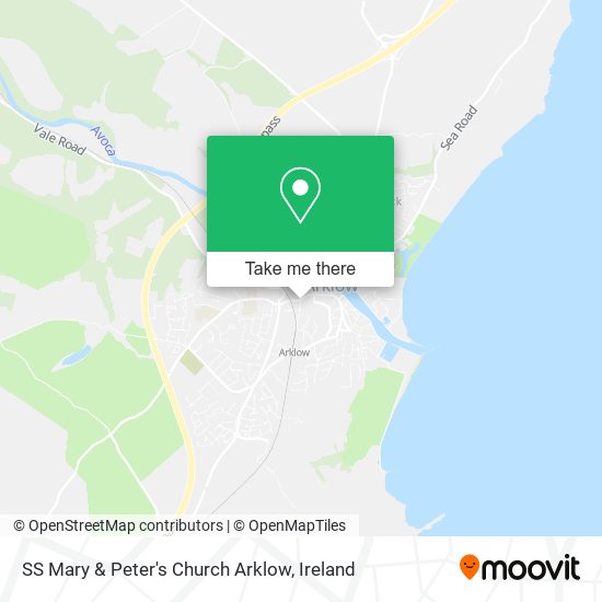 SS Mary & Peter's Church Arklow map