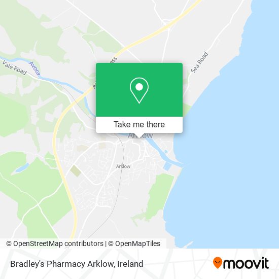 Bradley's Pharmacy Arklow map